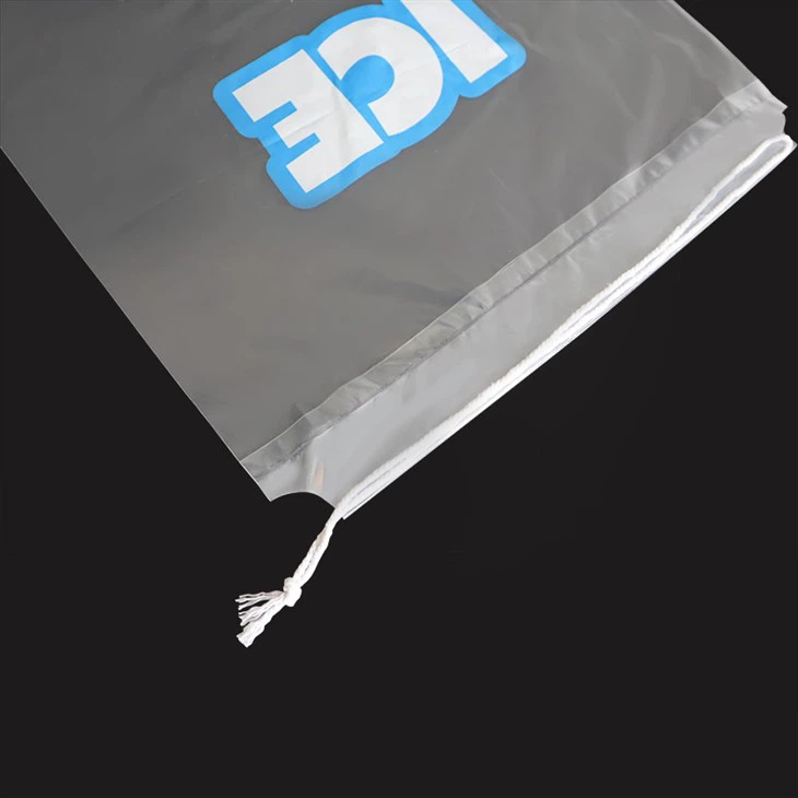 Food grade refrigerated transparent plastic ice bags