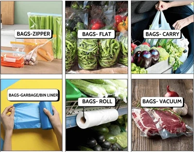 Millised on plastpakendikottide kasutusstsenaariumid?