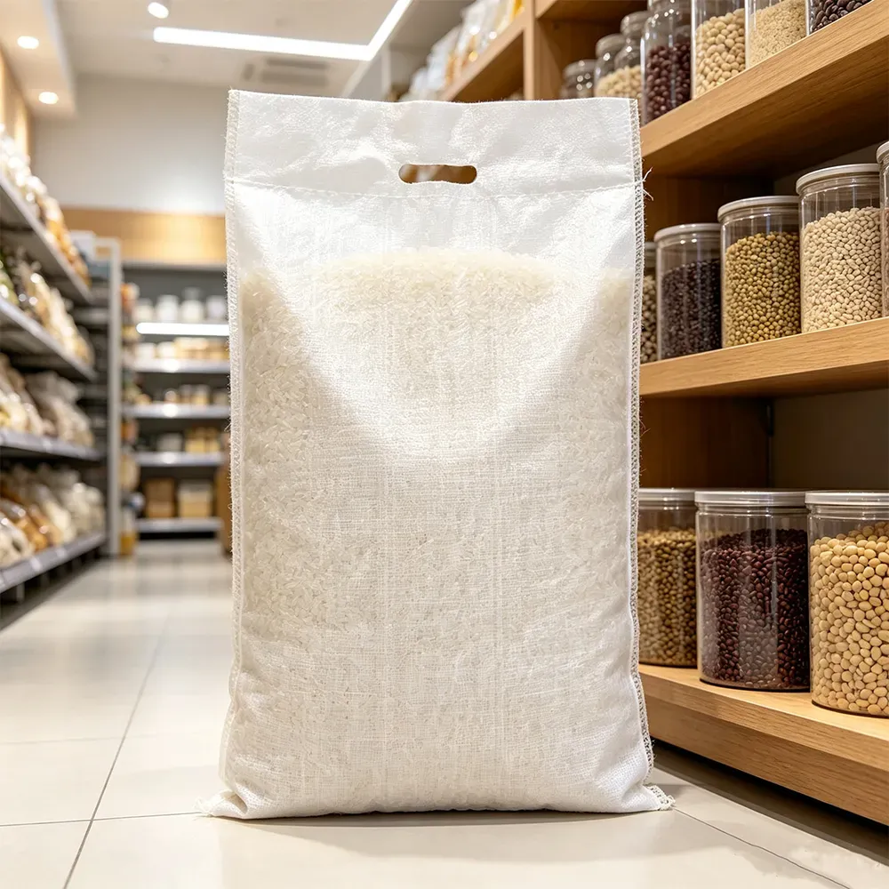 5 kg riisi pakkimiskotid: materjalid, omadused ja rakendused